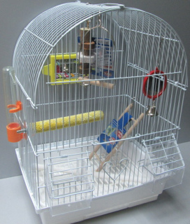Фото №1. Клетка для попугая с комплектом в Минске. Цена 470₽. Объявление №4998
