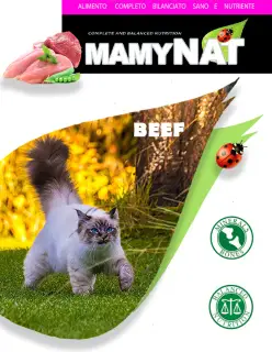 Фото №1. Mamynat Cat Adult: Говядина. Для взрослых кошек. Италия. 20 кг. в Москве. Цена 3465руб. Объявление №3437